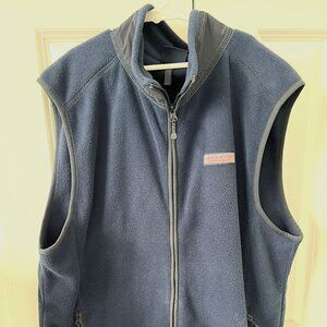 Vineyard Vines Navy Blue Fleece Vest Men’s Size M